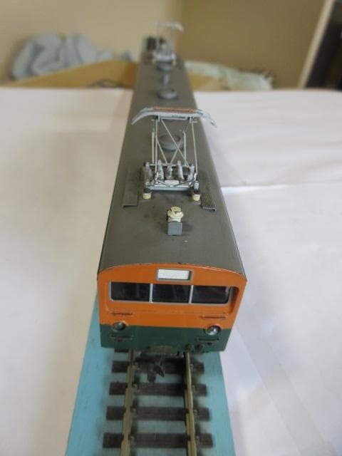 国鉄 クモユニ74　郵便・荷物合造電車 HOゲージ　(金属製 / カツミ製）