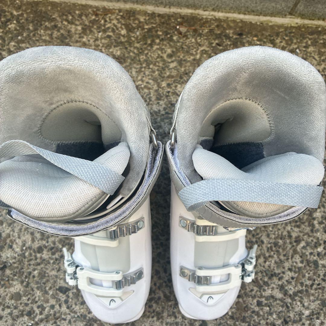 HEAD 女性用スキー用ブーツ ホワイト　24、24.5