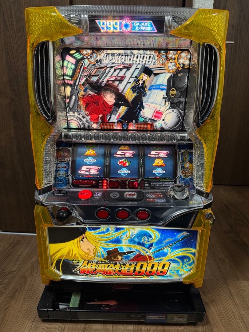 銀河鉄道999 山佐 パチスロ実機 Aスロット購入 家庭用電源対応 音量調節可