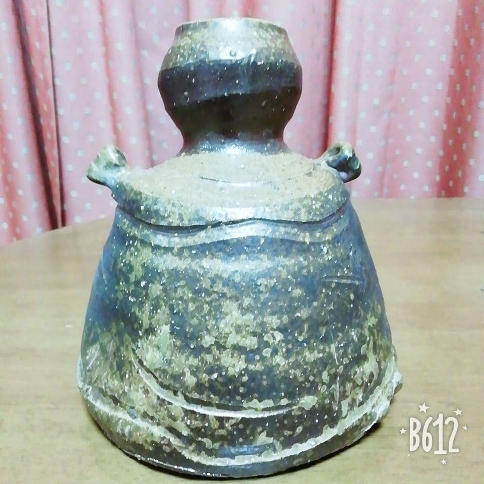 備前焼  花瓶  宮尾昌宏作  新品未使用