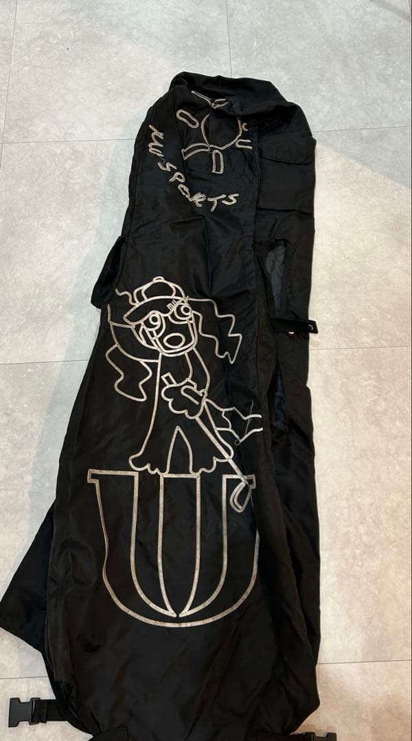 ゴルフバッグ　キャスター付　郵便バッグ付&ヘッドカバー付　pink MU