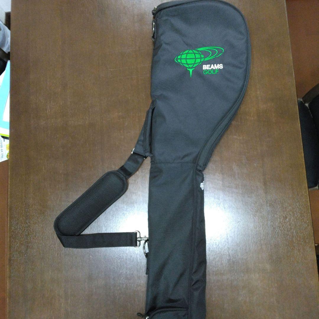 【美品】BEAMS GOLF クラブケース ブラック ゴルフバッグ 黒 ビームズ