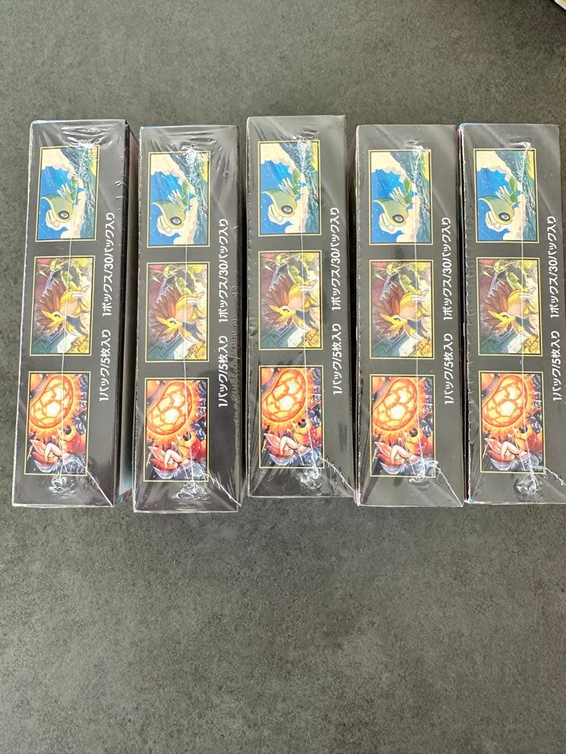 新品未使用　ポケモンカードメガブレイブ　メガシンフォニア各5箱　シュリンク付