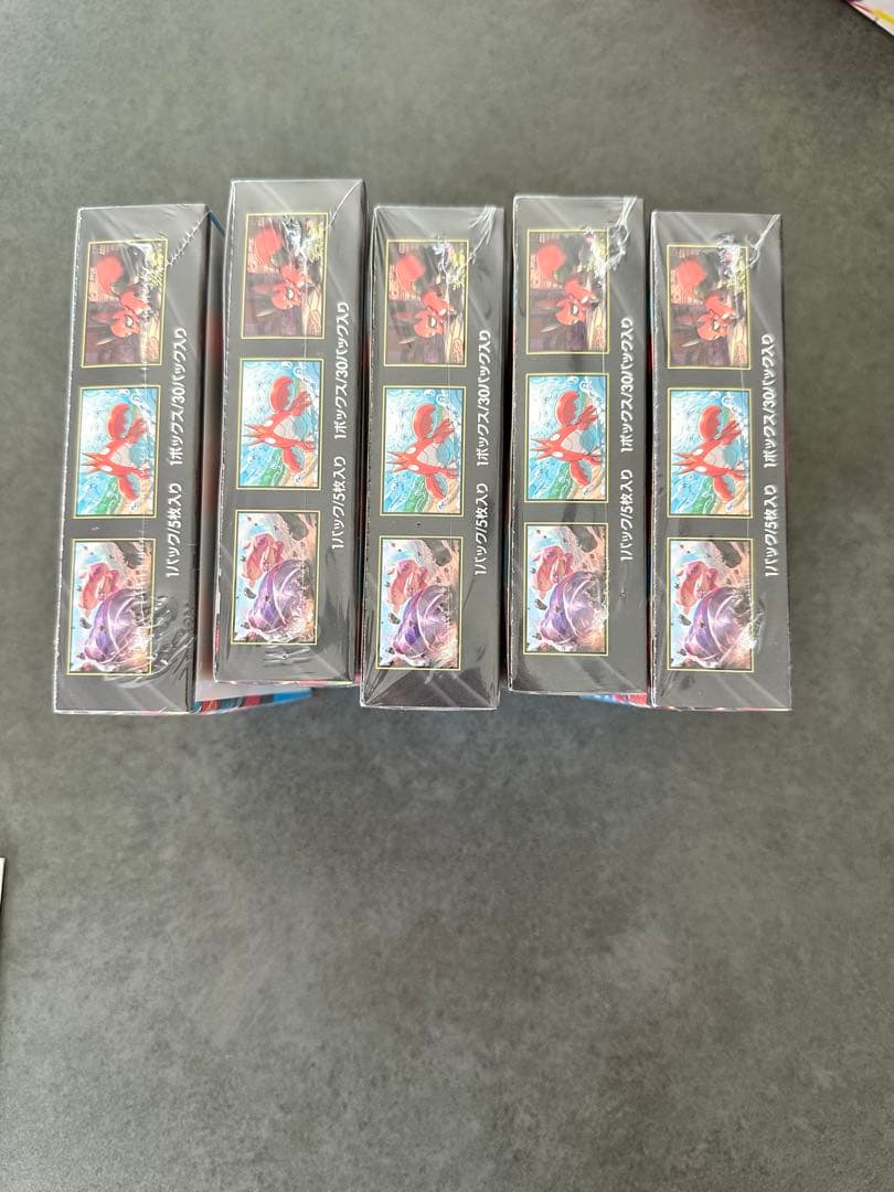 新品未使用　ポケモンカードメガブレイブ　メガシンフォニア各5箱　シュリンク付