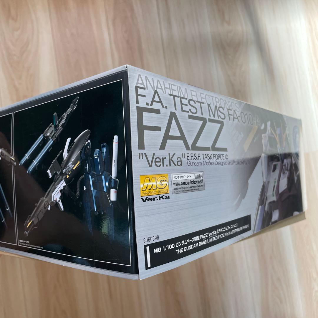 1/100 MG FA-010A FAZZ Ver.Ka チタニウムフィニッシュ