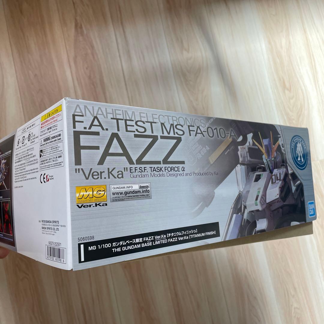 1/100 MG FA-010A FAZZ Ver.Ka チタニウムフィニッシュ