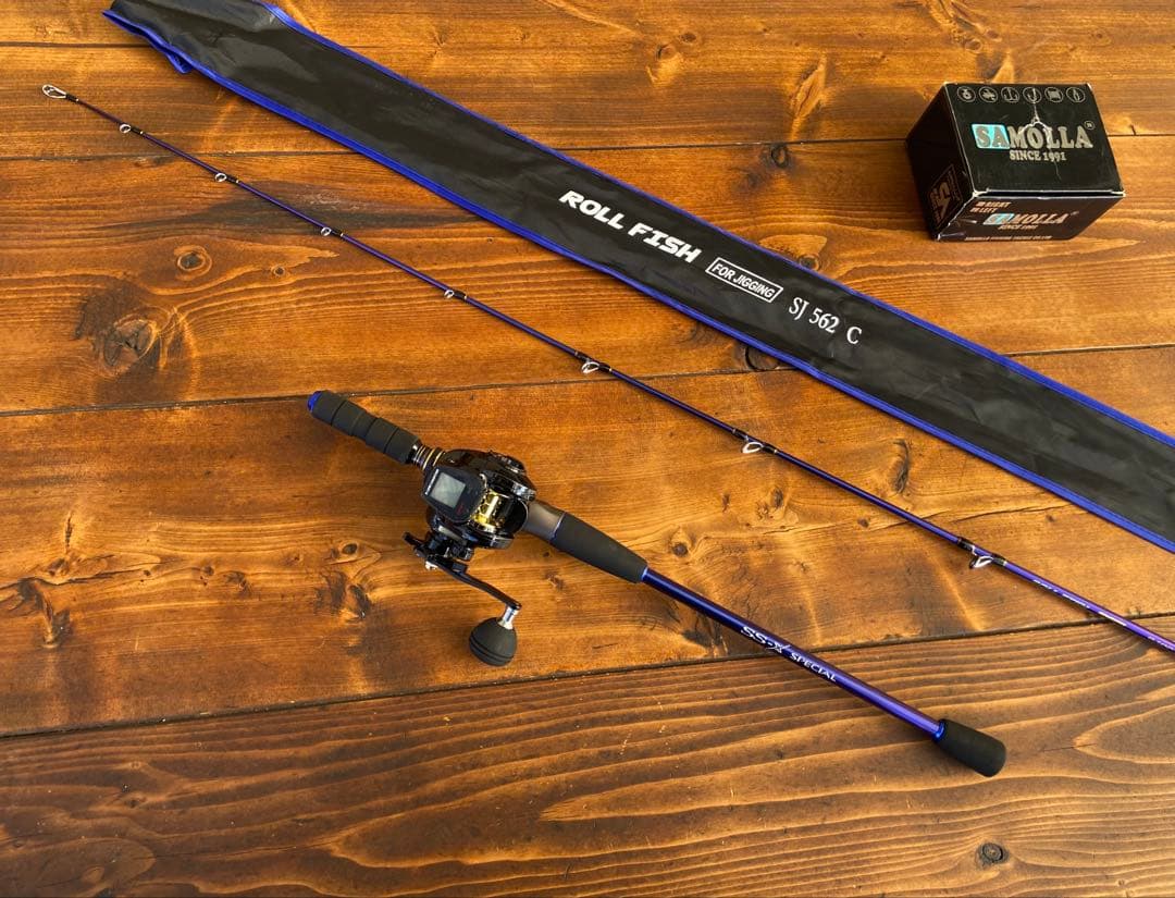 ジギングセット　レフトハンドル　C562MH スロージギング　オフショアロッド