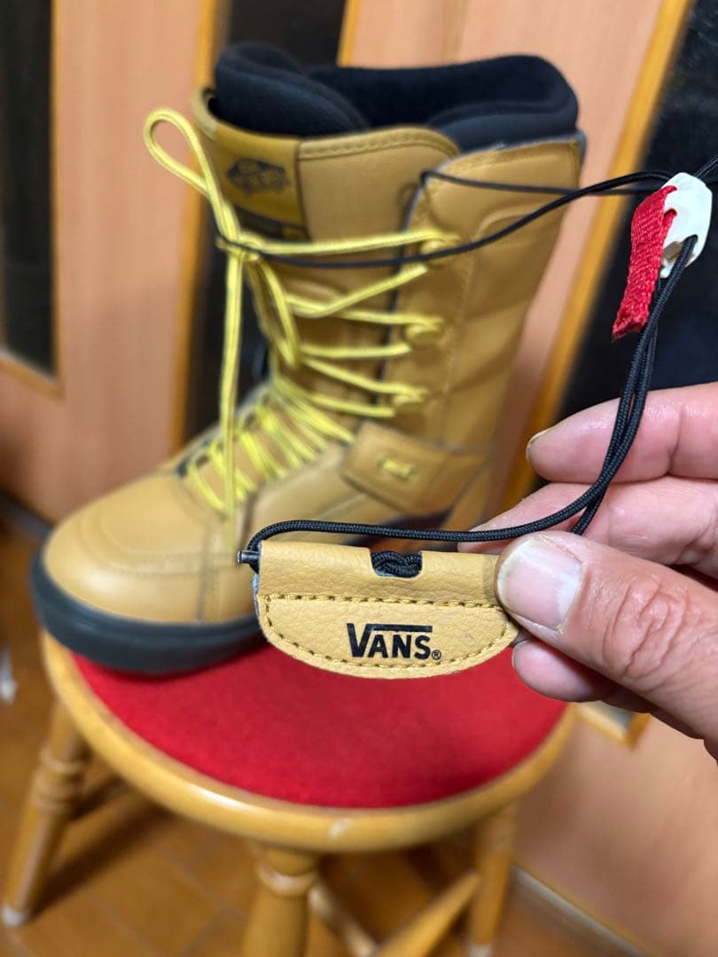 1000円値引 vansブラウン スノーボードブーツ 男性用25.5cm