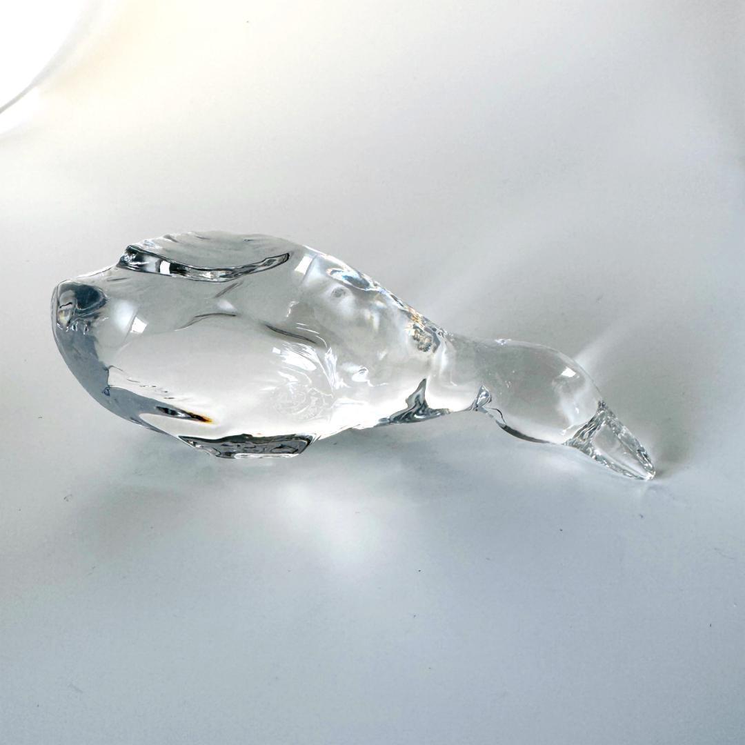 【バカラ】動物 カモ 置物 インテリア★美品★金運