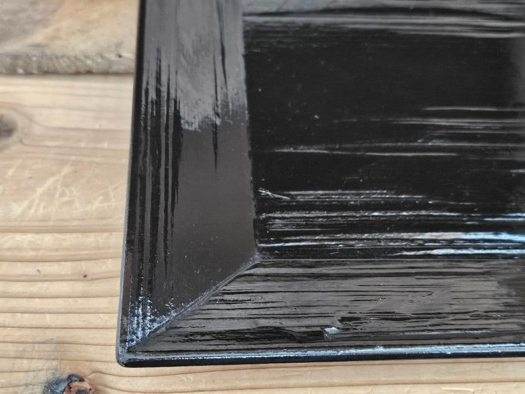 骨董品 一閑張塗師 黒塗 茶道具 菓子器