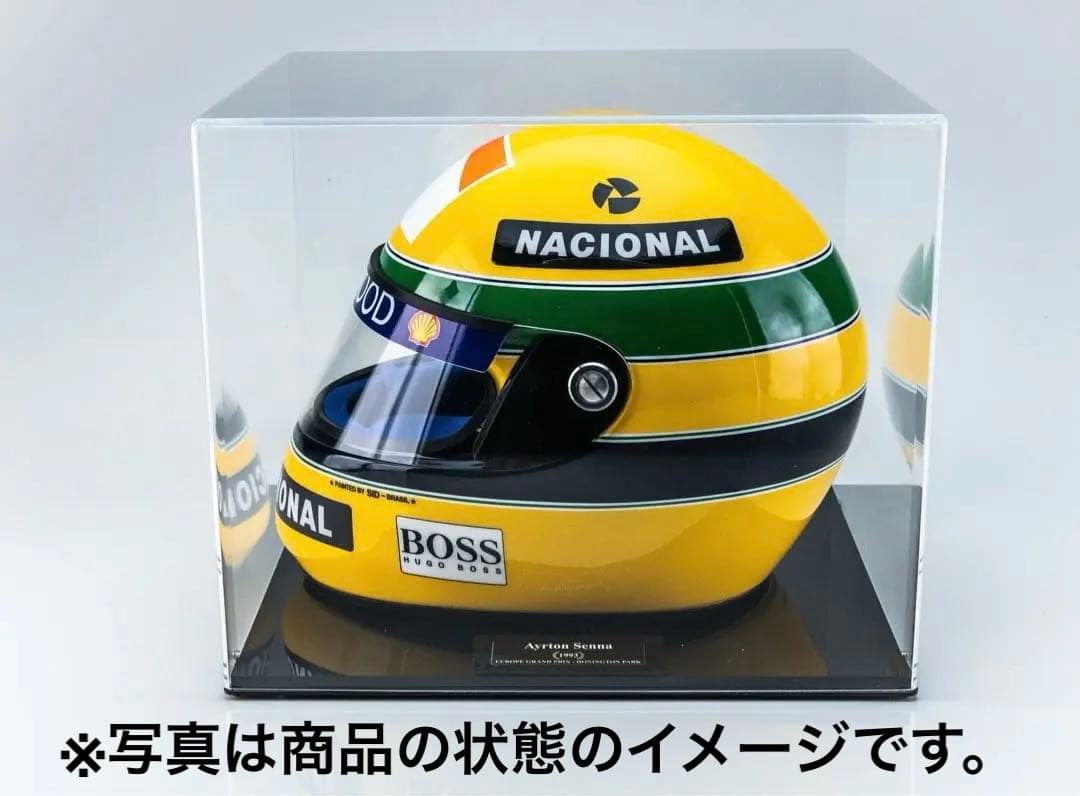 希少【没後30周年】1991モデル 1/1 アイルトンセナ公認レプリカヘルメット