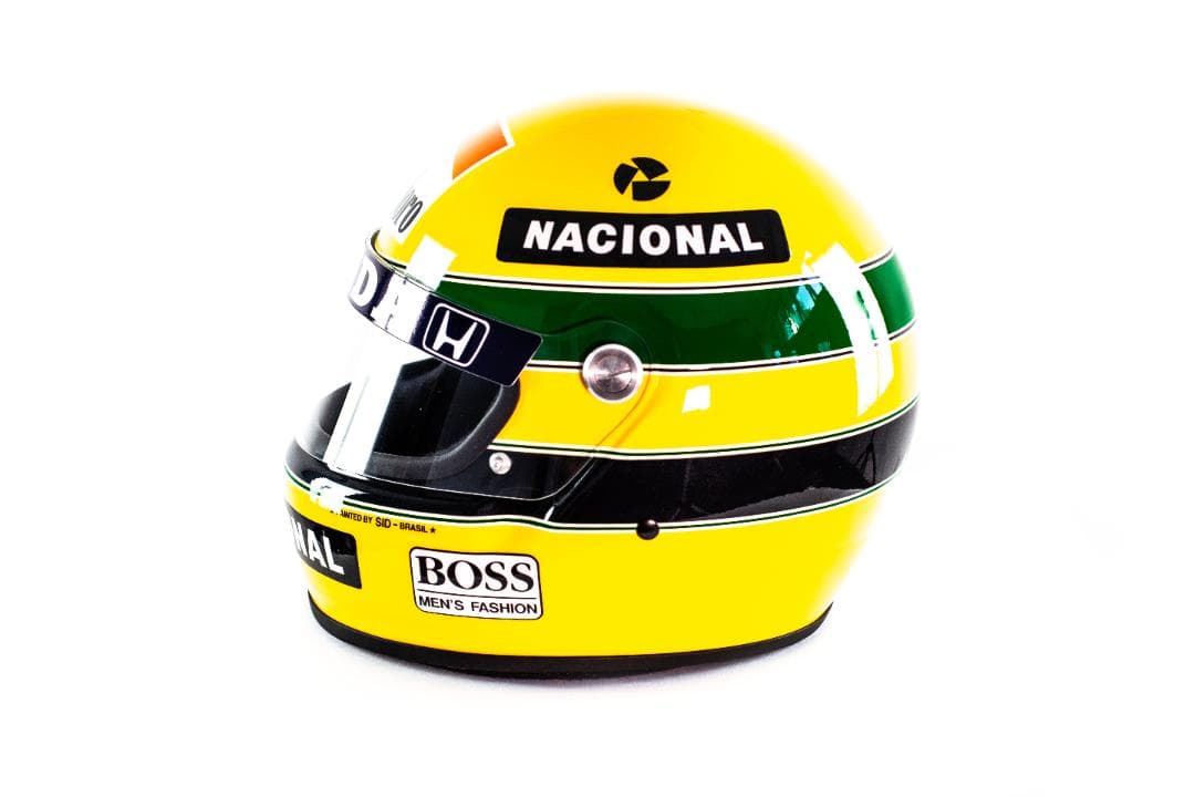 希少【没後30周年】1991モデル 1/1 アイルトンセナ公認レプリカヘルメット