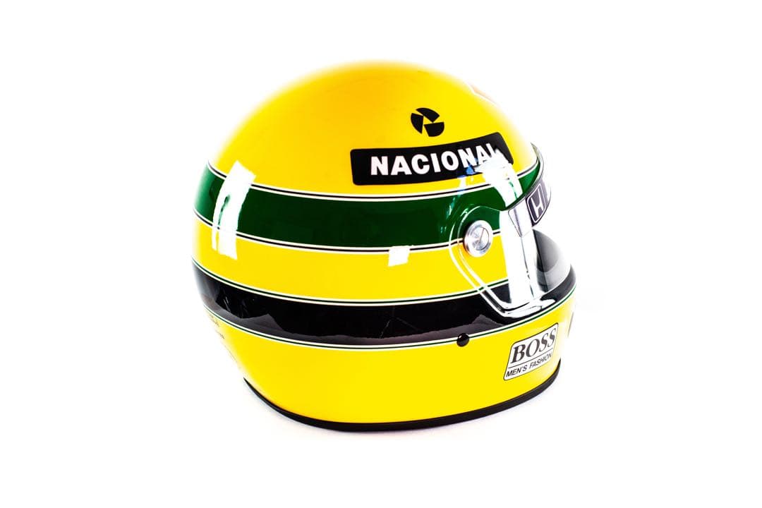 希少【没後30周年】1991モデル 1/1 アイルトンセナ公認レプリカヘルメット