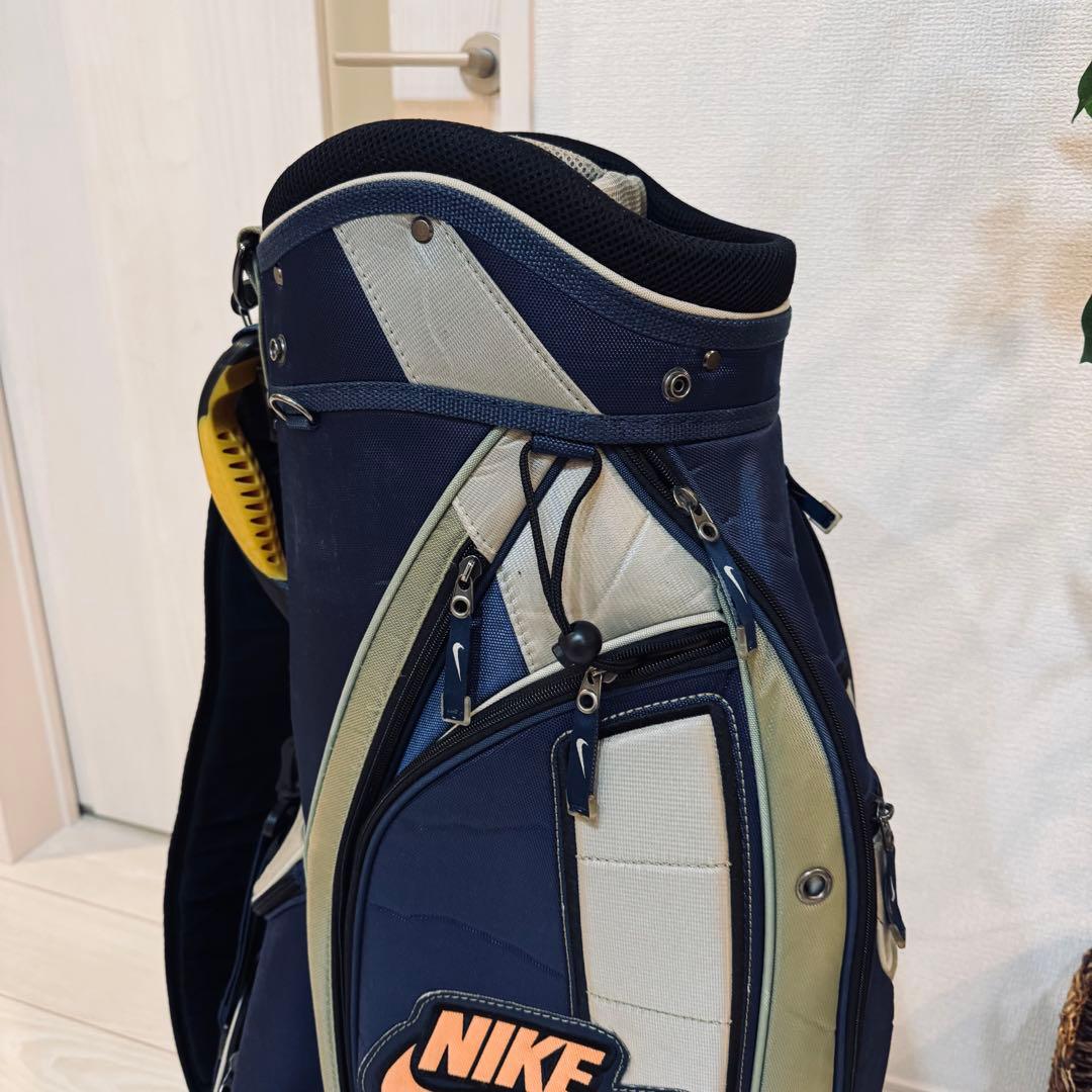 希少　NIKE キャディバッグ ゴルフバッグ BG0229 ネイビー