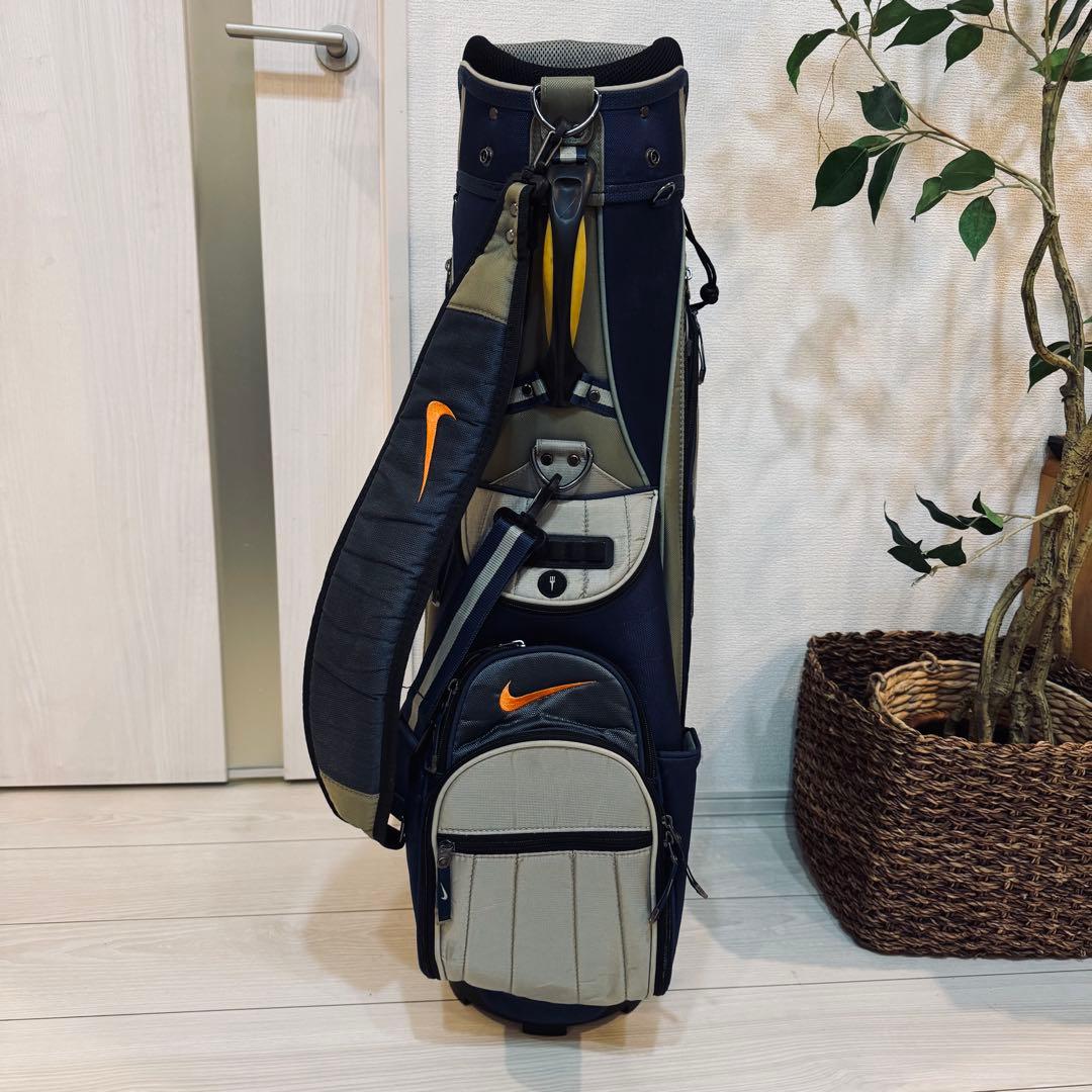 希少　NIKE キャディバッグ ゴルフバッグ BG0229 ネイビー