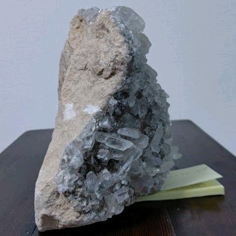 鉱物コレクション　セレナイト（透石膏）群晶