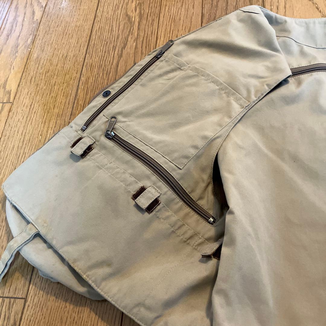 アーガイルクラブフィッシングベスト ベージュ　Lサイズ