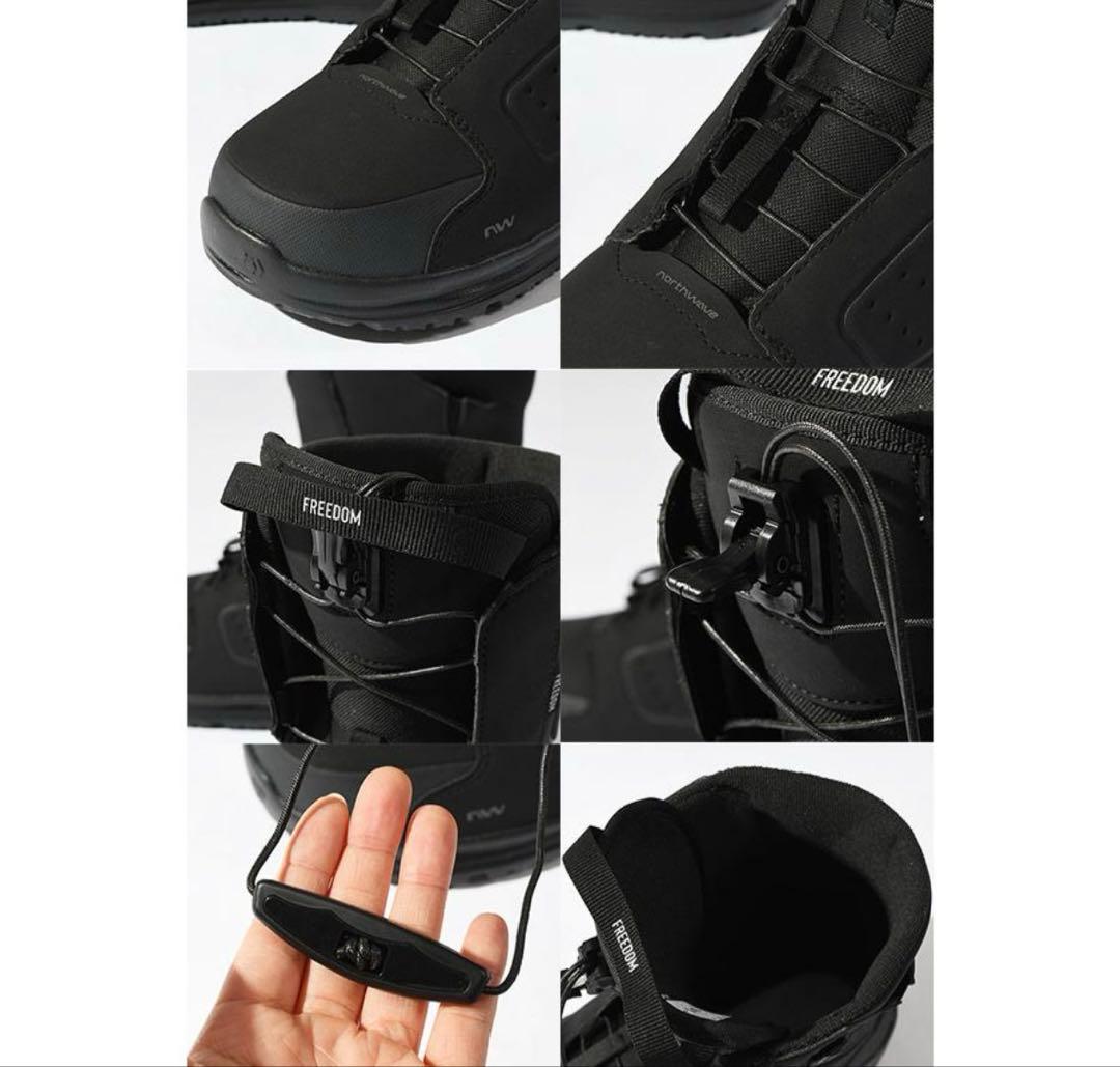 NORTHWAVE FREEDOMスノーボードブーツクイックレース サンド箱あり