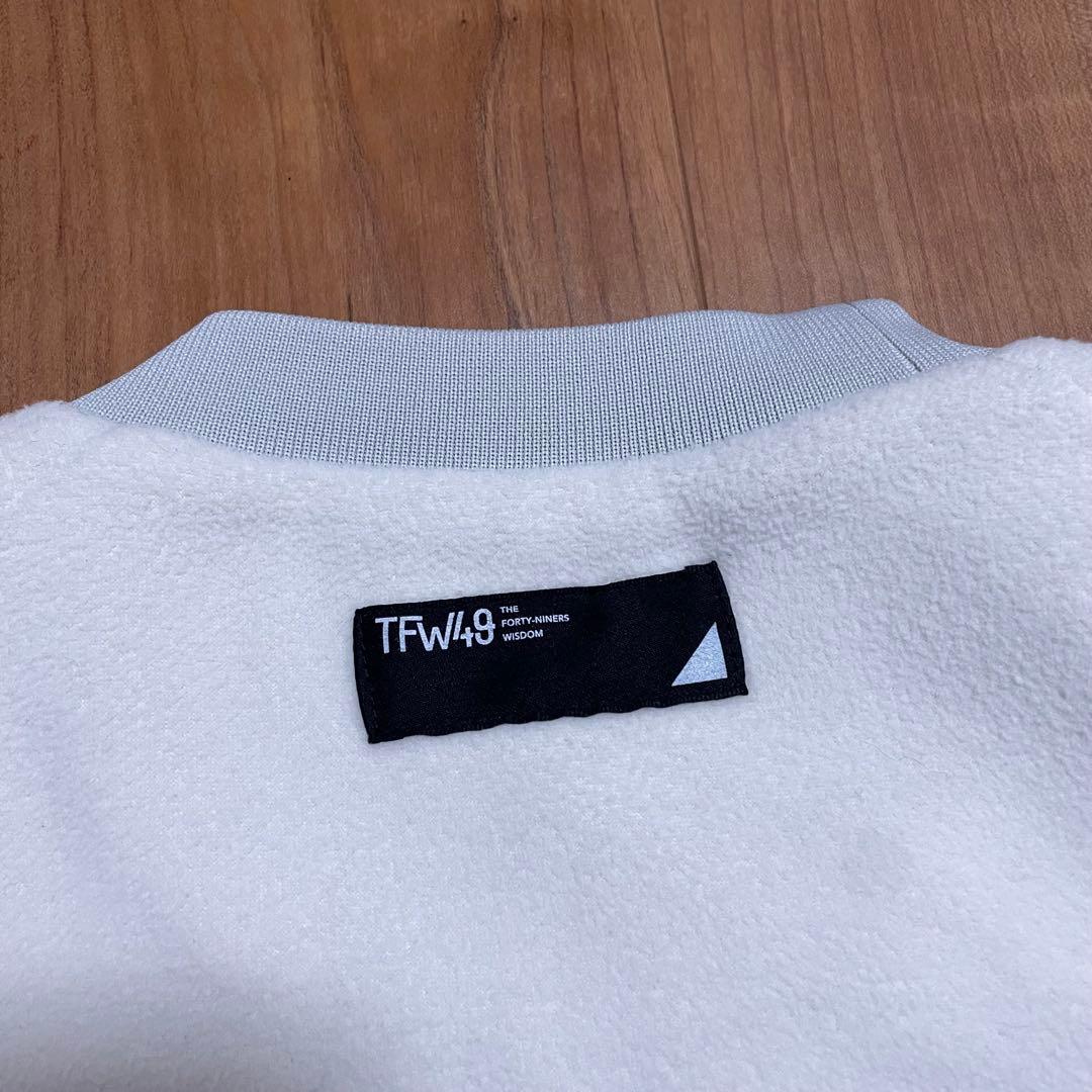 TFW49 プルオーバー　スニード　ホワイト　グレー　M ゴルフ　リバーシブル