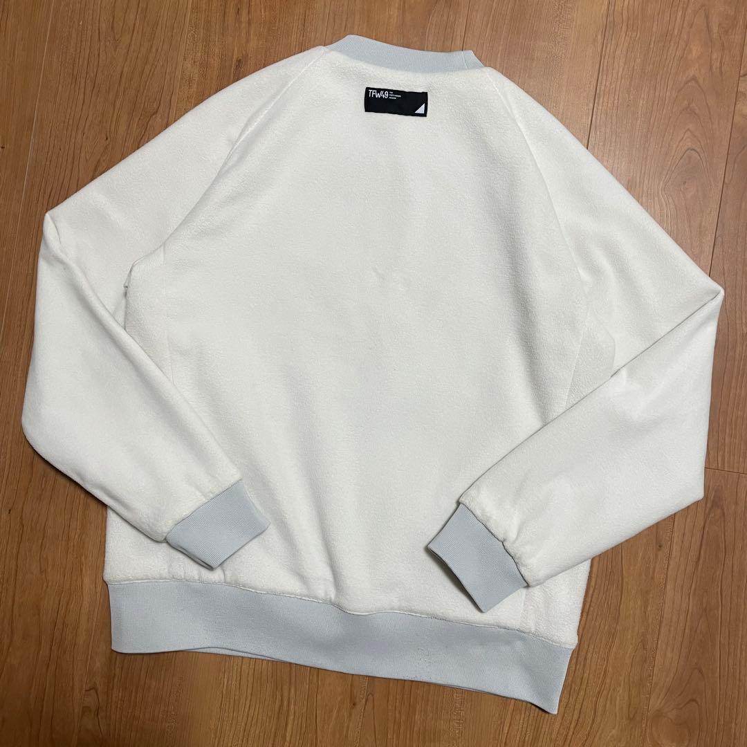 TFW49 プルオーバー　スニード　ホワイト　グレー　M ゴルフ　リバーシブル