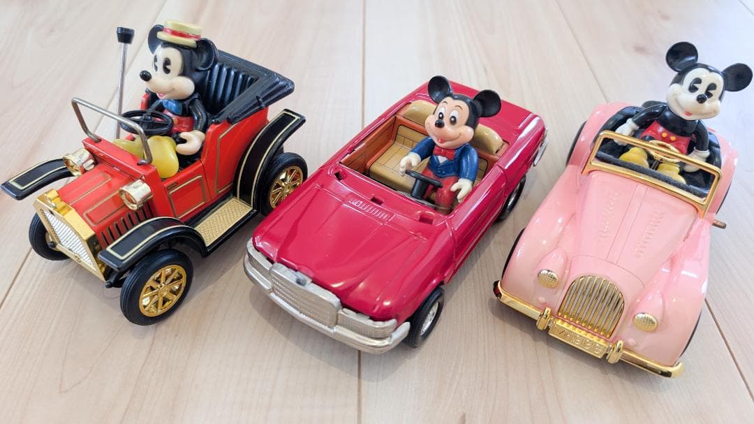 ミッキーマウス レトロカー 3台セット