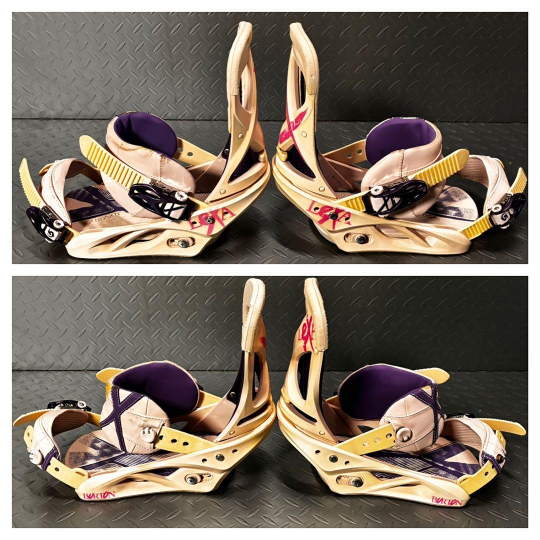 【レディース】SALOMON LOTUS 142cm バートンバイン付3点セット