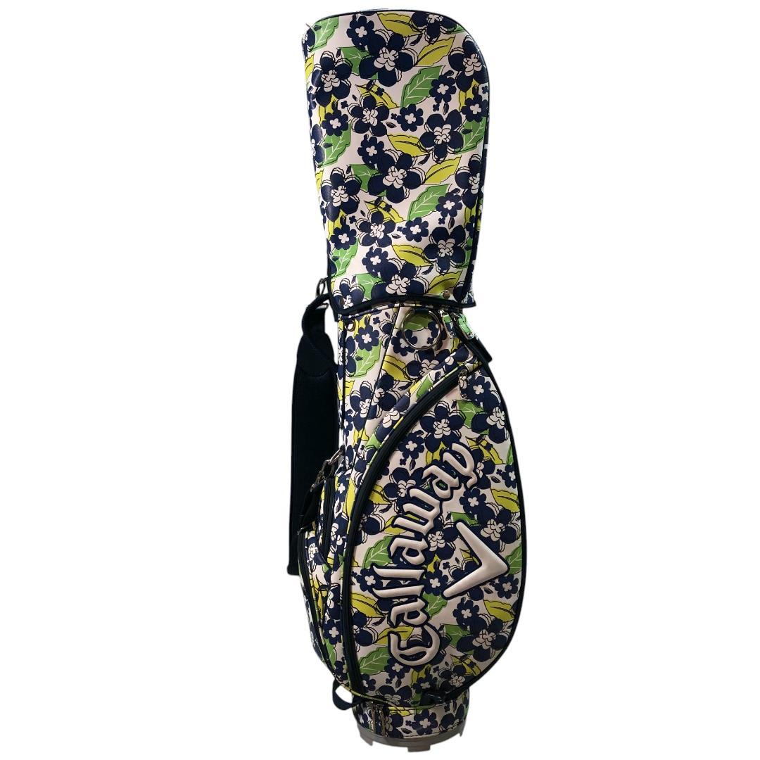 CALLAWAY キャロウェイ ゴルフ フード付き キャディバッグ 花柄 5分割