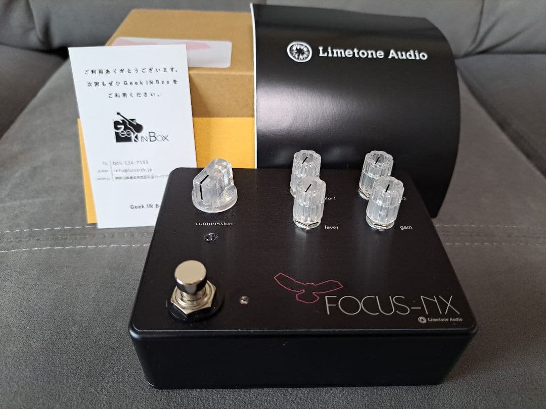 Limetone Audio FOCUS-NX ベースエフェクター