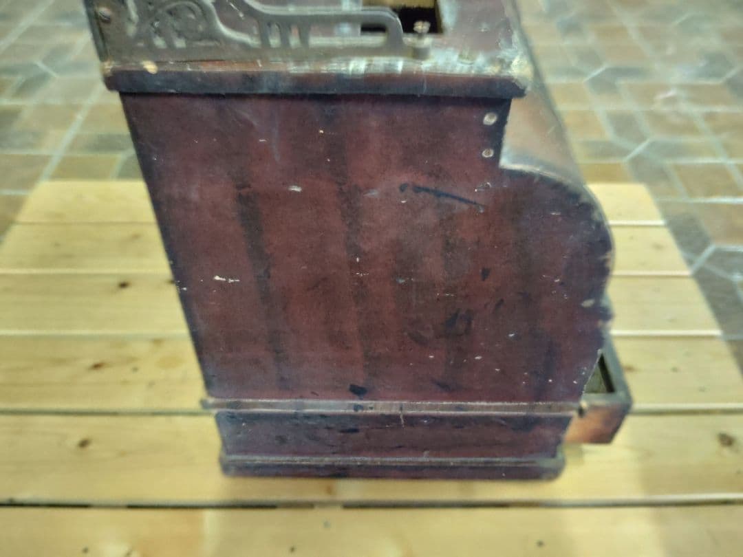 昭和レトロ　木製レジスター　アンティーク