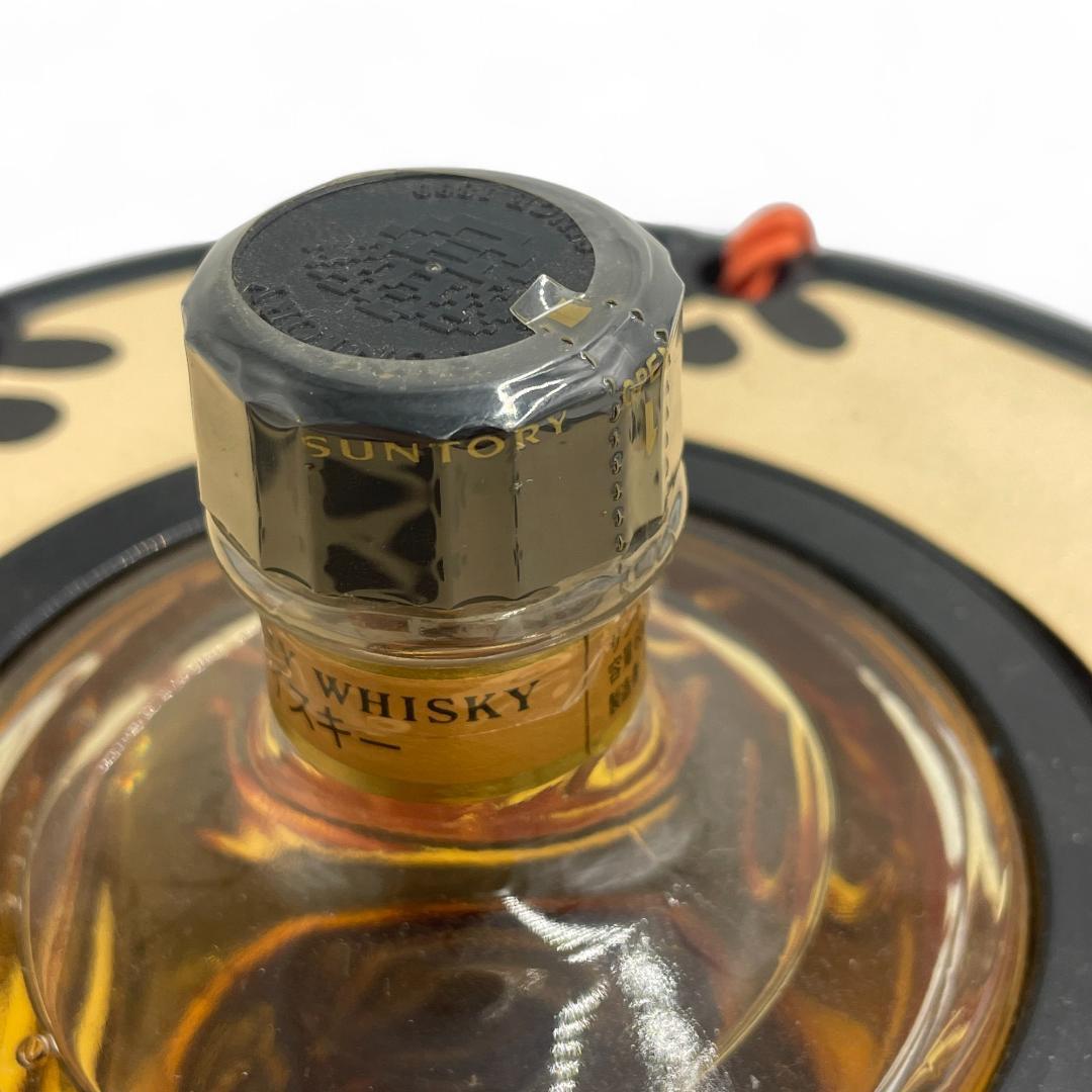 【未開栓 】希少サントリーピュアモルトウヰスキー木桶仕込/直火蒸留/鼓型ボトル