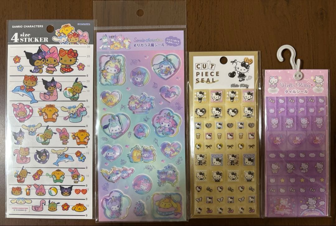 【ボンボンドロップシール含む】サンリオシール8点セット