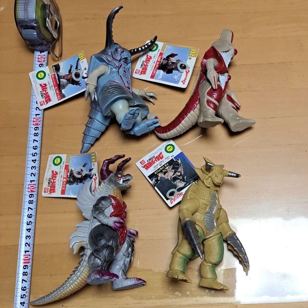 ウルトラマンティガ ガイア ウルトラ怪獣シリーズ タグ付きソフビ フィギュア