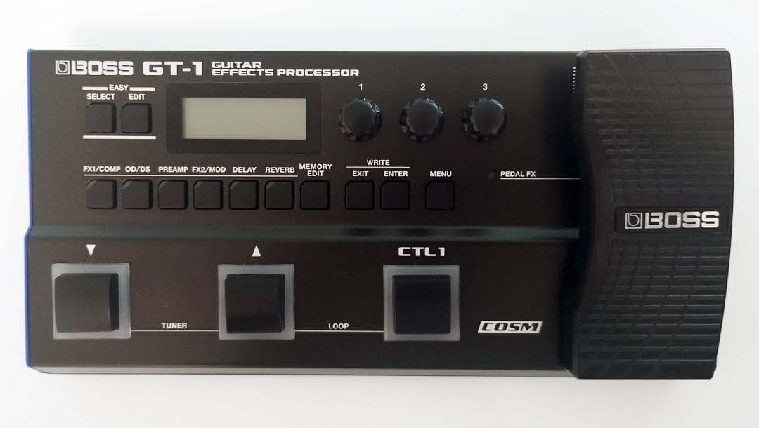 【ほぼ新品】BOSS GT-1マルチエフェクター ACアダプター・ガイドブック付