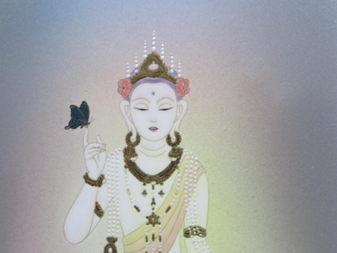 ぐり　草場一壽　「大調和」（仮題）　ダライ・ラマ　陶彩画　原画