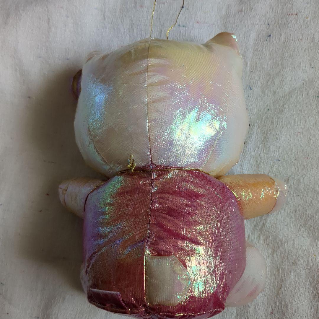 キティちゃんのぬいぐるみ　タグに汚れあり