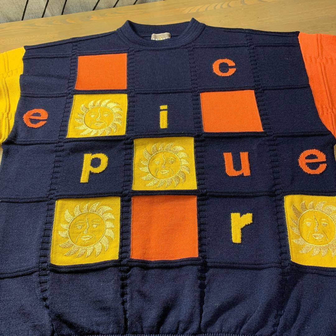 美品　epiqure ウールセーター　Ｌ相当　エピキユール　ブリヂストン