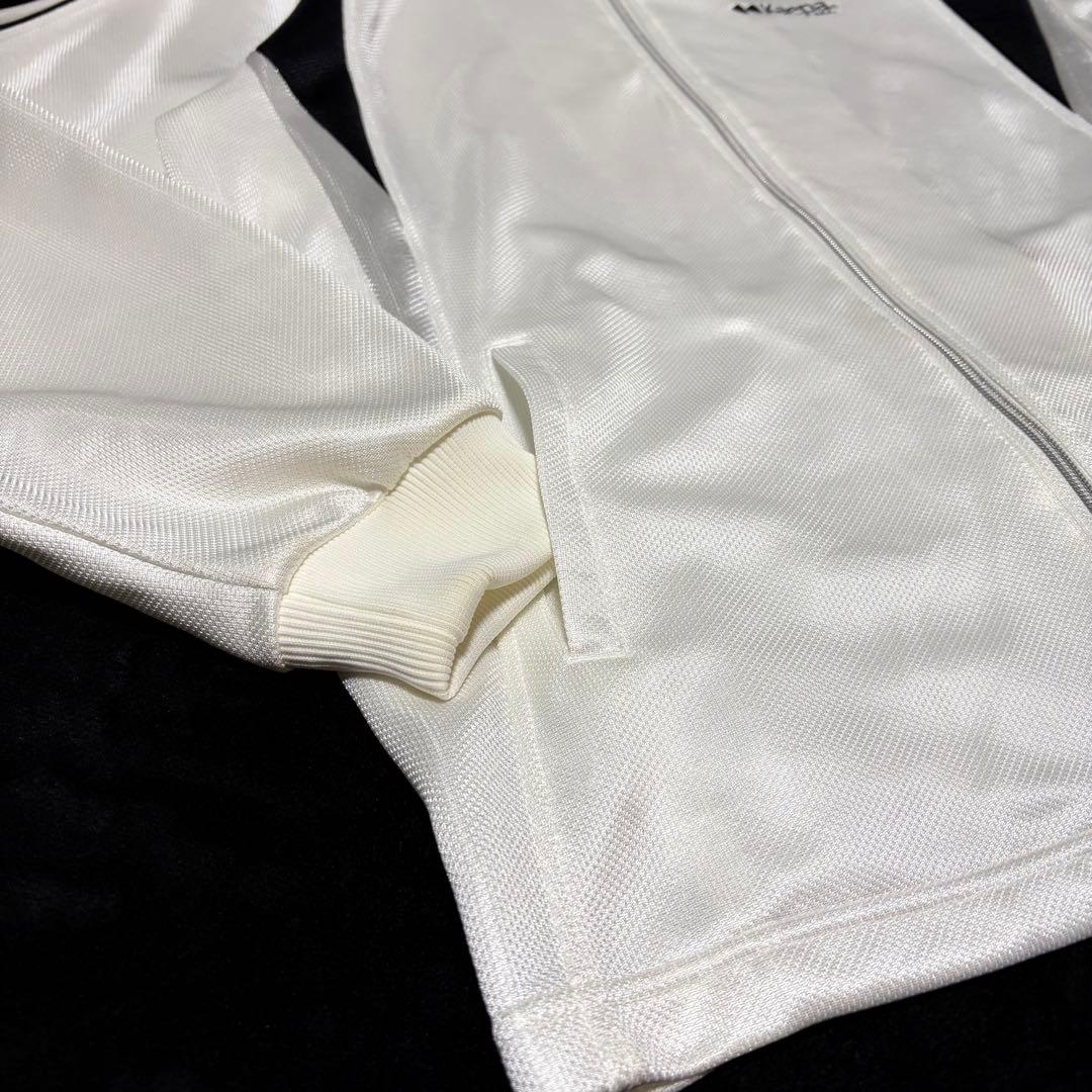 状態◯【Kaepa／ケイパ】トラックジャケット上下セット 刺繍ロゴ シルバー系