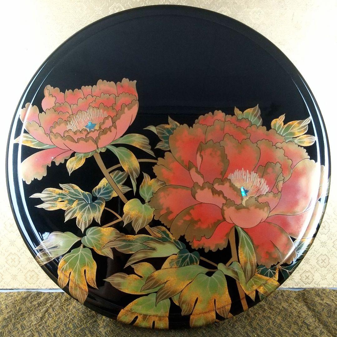 【お値下げしました！】輪島塗　蒔絵付　茶櫃　弘峰