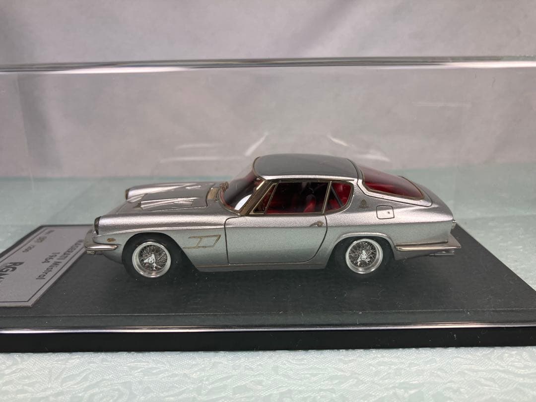Maserati Mistral 1984 シルバー ミニカー