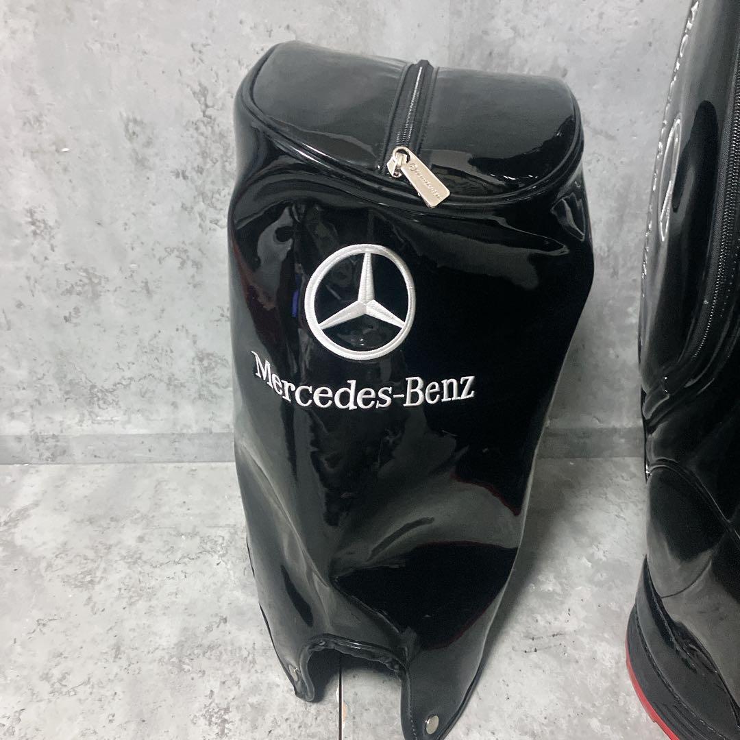 【希少・美品】メルセデスベンツ キャディバッグ エナメル 3点式