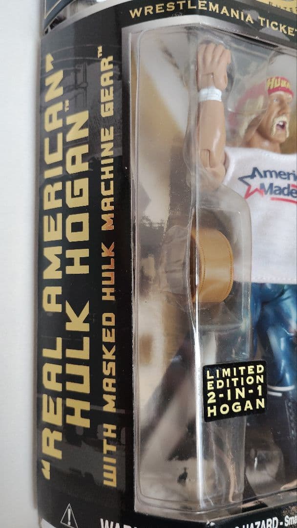 JAKKS社版 WWEフィギュア ハルクホーガン　限定2in1 ハルクマシーン付