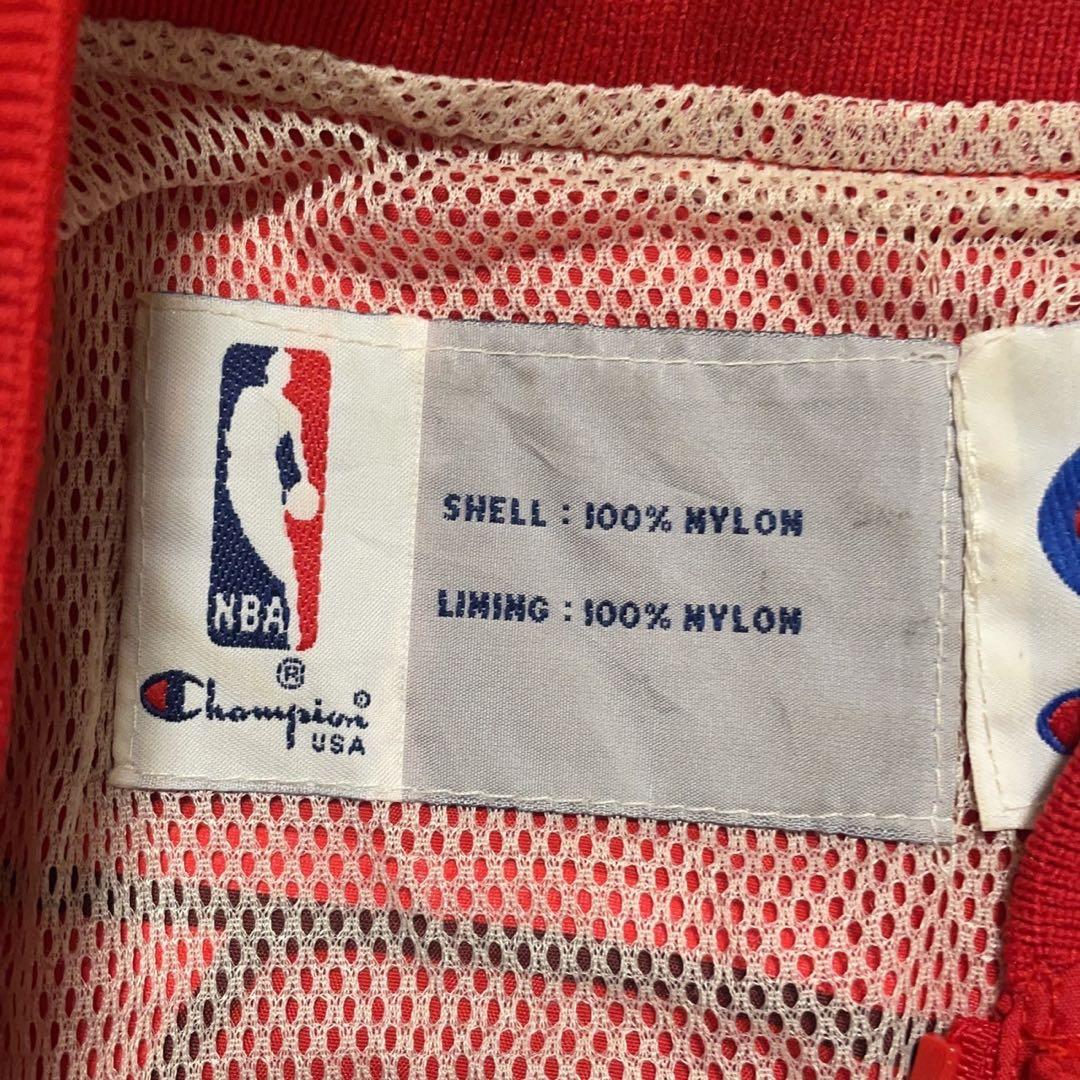 Y119【Champion】90's NBA シカゴ ブルズ ジャケット XXL