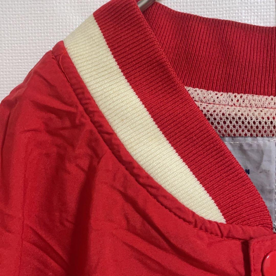 Y119【Champion】90's NBA シカゴ ブルズ ジャケット XXL