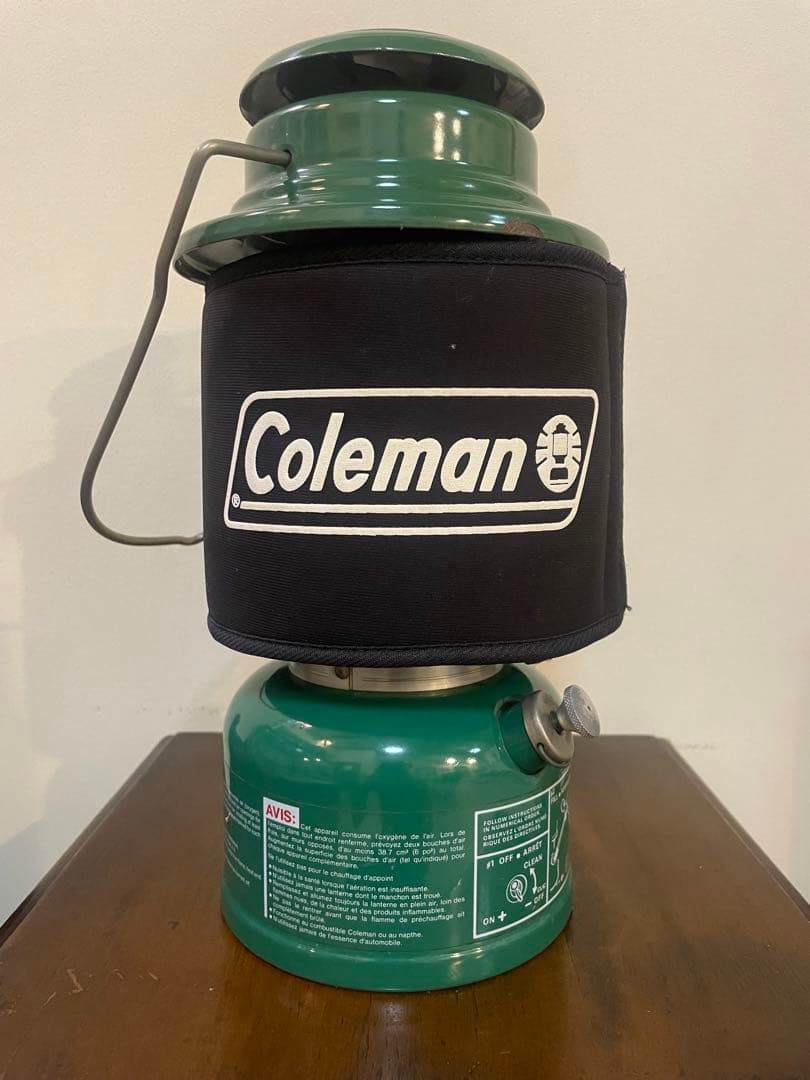 メンテ済み Coleman コールマン ビンテージ ランタン カナダ製 カバー付