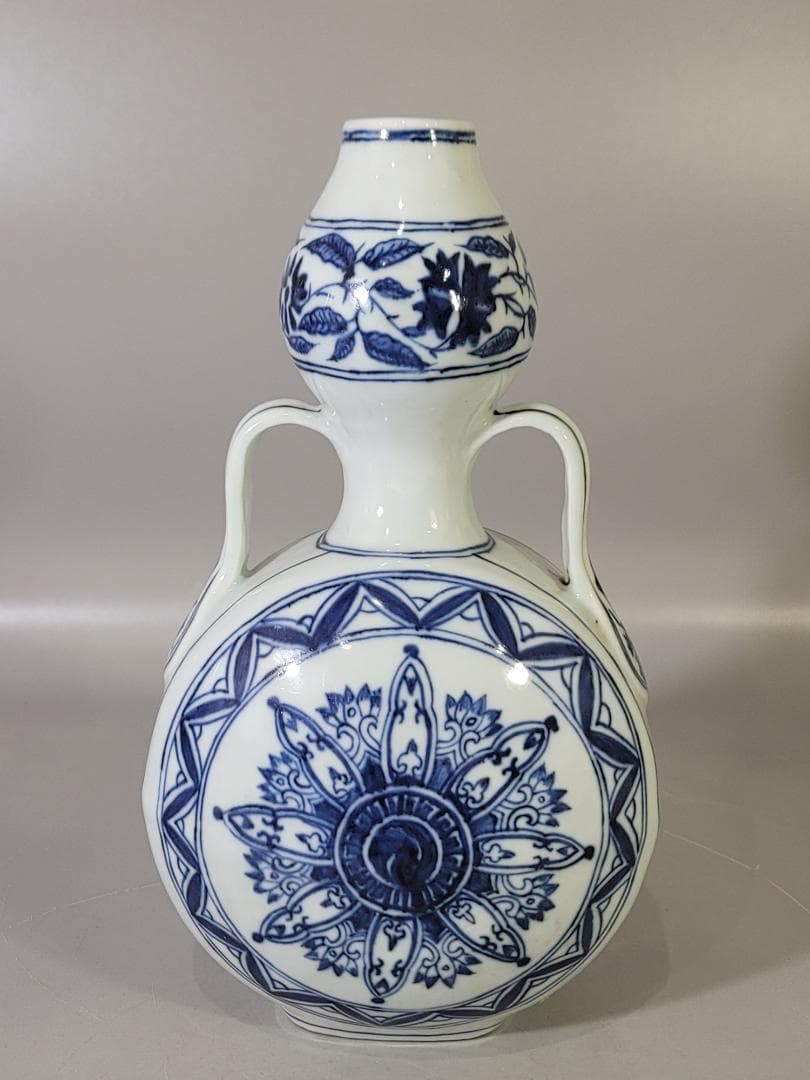 中国 染付 瓶 DT734