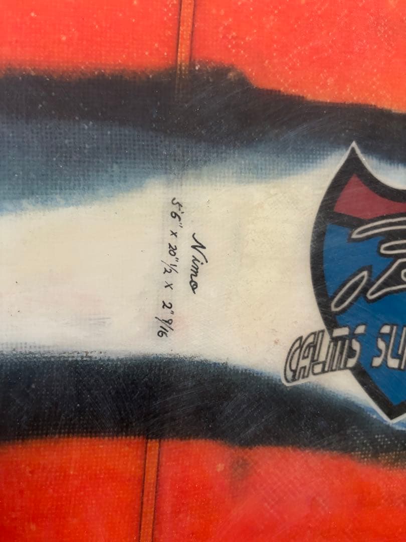 CALMS surfboardsツインフィン5’6 (フィン付き)