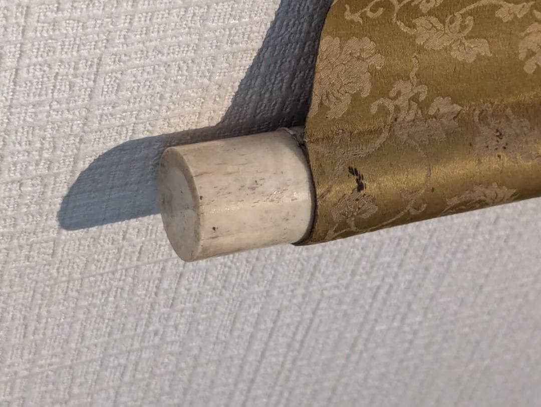 【真作】掛軸　仙人図　風雅なる筆致の逸品　禅の境地を描く　合箱入　R63