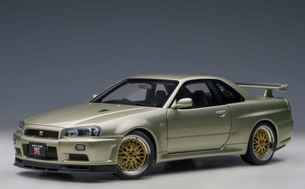 オートアート 1/18『スカイラインGT−R（R34）BBSホイール』