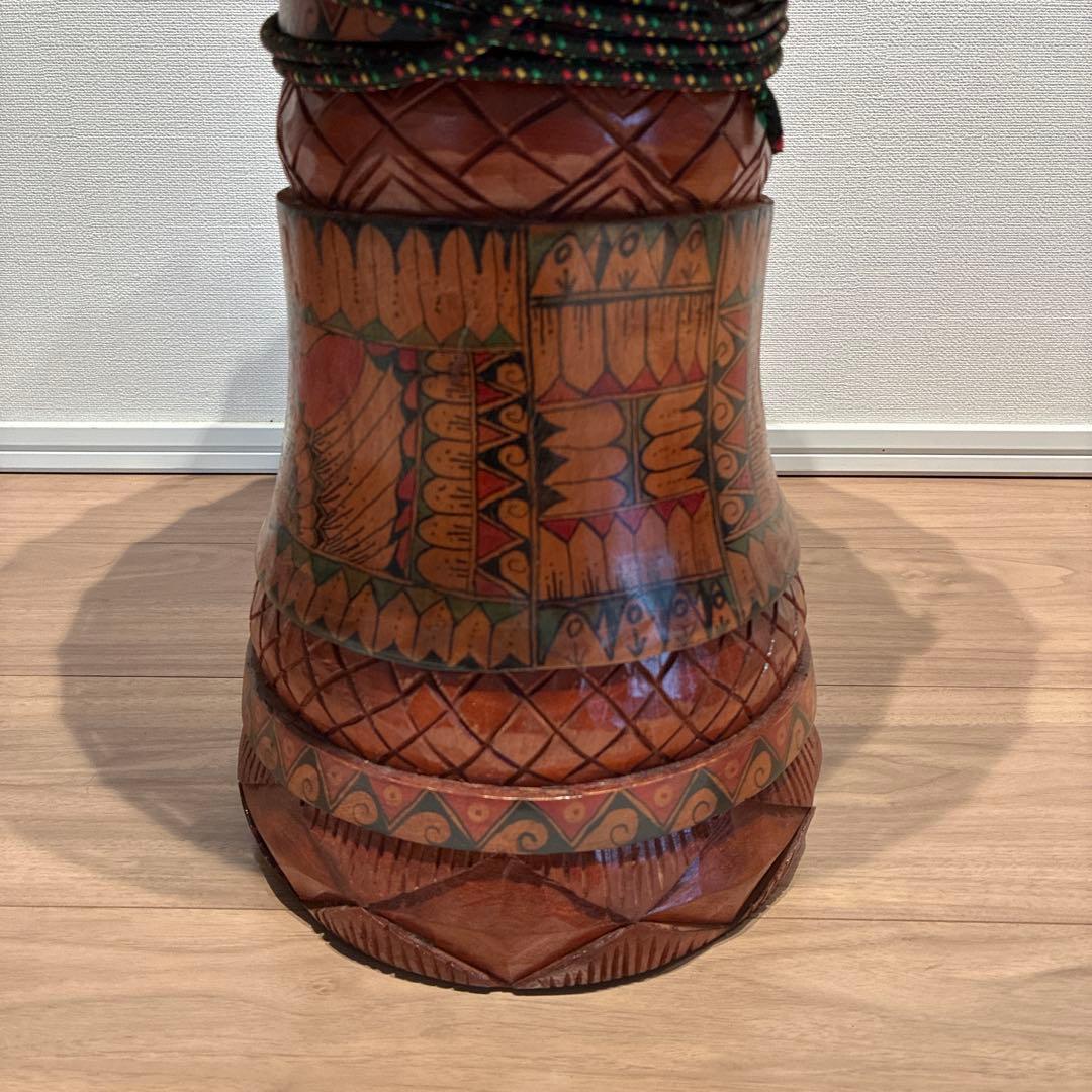 ジャンベ（Djembe）本皮／木胴 60×32cm ソフトケース付き