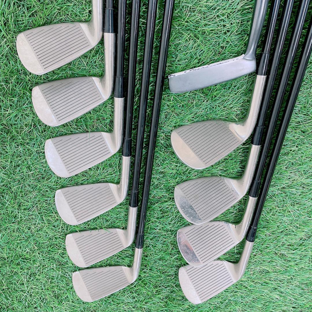 初心者応援！テーラーメイド入りゴルフ15本 フルセット　N2543